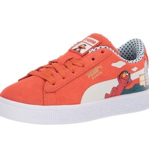 Kid's PUMA Sesame Street Suede Elmo Sneakers Sz 13